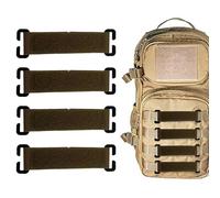 Soporte de exposición super: System Simple Soft and Light Soft System Access Access Strips para mochilas | 4 tiras universales para gracias al panel de resorte de y una mochila suave para la mo