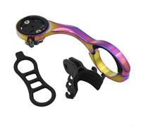 Soporte de extensión de aleación de aluminio para bicicleta Garmin para WAHOO para BRYTON, soporte frontal para manillar de 31.8 mm, vástago GPS ligero para ciclismo (para Garmin)