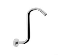 Soporte de extensión de cabezal de ducha montado en la pared con brida para instalación en techo, acero inoxidable que ofrece un agarre seguro y una mejor cobertura de ducha (plateado)