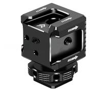 Soporte de extensión de cámara multifunción de aluminio para micrófonos, luces y monitores