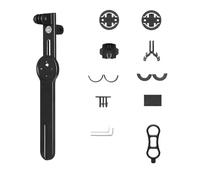Soporte de extensión de computadora de metal para Garmin para Bryton para cateye para bicicletas