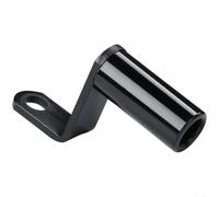 Soporte de extensión de espejo de bicicleta de aleación de aluminio para motocicleta, accesorios de bicicleta con tubo de 22 mm, ajuste de color rojo, diseño ligero para una conducción segura, visión