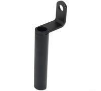 Soporte de extensión de montaje de asiento de conversión de aleación de aluminio para bicicletas de montaña, estante de accesorios de ciclismo negro para instalación de engranajes y herramientas