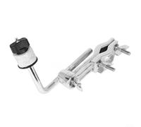 Soporte de extensión de platillos de acero inoxidable para kits de batería compatible con soportes Hi-Hat, soportes de tambor y multi-toms