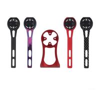 Soporte de extensión para bicicleta en aleación de fibra de carbono compatible con Garmin Cat Eye para una fijación segura del manillar y un ángulo de visión optimizado (E)