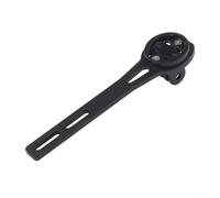 Soporte de extensión para computadora de bicicleta, aleación ligera de fibra de carbono con montaje integrado para Garmin Cat Eye y soporte de luz ajustable (D)
