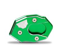 Soporte De Extensión Pie Placa Soporte Ampliación Lateral Para ZX6R ZX10R Z650 Z800 Z900/RS Z1000 Para NINJA 650R 1000 ER6N ER6F Almohadilla Soporte Motocicleta(VERDE)