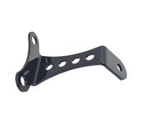 soporte de faro Compatible con Harley Sportster Big Twin Compatible Triumph, soporte de faro Universal perno inferior O(Gloss Black)