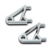 HIGHSIDER CNC Alu soporte de lámpara XS, cromado, par, plata, tamaño 65 mm