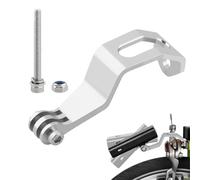 Soporte de faro para bicicleta, soporte portátil ajustable para luz de horquilla de bicicleta, accesorio de conducción multifuncional, buena dureza para faros, linterna, cámara deportiva