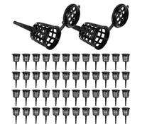 Soporte De Fertilizante Para Orquídeas,Insertos De Cesta De Liberación De Nutrientes - 50 Piezas Alimentador para Bonsái,Para Nutriente, Raíz, Salud, Daño, Orquídea, Patio Y Jardín, Interior Y