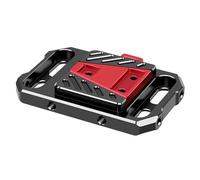 Soporte de fijación de batería de ranura multiusos, placa adaptadora de batería de metal para accesorios de cámara y configuraciones de alimentación