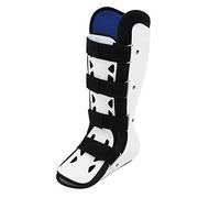 Soporte de fijación de tobillo, cómodo soporte de tobillo transpirable, fractura de tobillo ajustable lavable para pies de fractura de tobillo y pantorrilla(Right M)