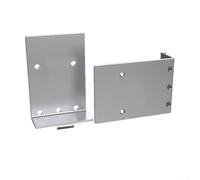 Soporte de fijación galvanizado para madera para instalación de puerta, placa de montaje para estabilidad y soporte del marco