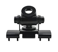 Soporte de fijación negro | Sujetadores universales | Pinzas Talkie-Walkie para maletero, montaje de acero inoxidable orientable 360° para puerta trasera sedán SUV Camping-Car
