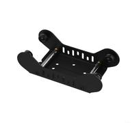 Soporte de filamento para impresora 3D, soporte de bobina ajustable para filamento de 1-5 kg para rodillos y rodamientos de nailon, color negro