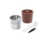 Soporte de filtro café reutilizable acero inoxidable, cápsulas rellenables, Compatible con ILLY Y3.2 Mahine((4-rolls) 12x40mm-H)