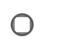 Soporte de Filtro Compatible para Insta360 Pro, cámara de Deportes de acción Lente de Filtro Protector de Metal Marco de protección Soporte de Montaje Adaptador