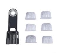 Soporte de filtro de agua gris negro compatible con B40 B44 B50 B60 B66 B70 K79 Officepro B155 para cafeteras de la serie K, diseño de plástico resistente para filtros de carbón activado (6 filtros +