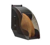 Soporte de filtro de café cónico, almacenamiento de 100 filtros de café cónicos | Almacenamiento de filtro de café acrílico transparente con cubierta a prueba de polvo, capacidad de almacenamiento