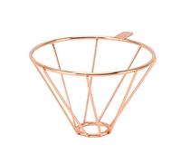 Soporte de filtro de café de acero inoxidable Estabilizador de soporte de cono de goteo manual duradero de primera calidad para preparar café en casa Oficina Camping Acero