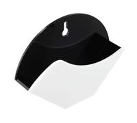Soporte de filtro de café de cono acrílico montado en la pared, estante de almacenamiento transparente de 7.01 x 5.16 pulgadas en forma de V para filtros redondos Aeropress organizador de cocina que