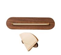 Soporte de filtro de Çoffee Montado en Pared - Organizador de estante de papel de cono, dispensador de ahorro de espacio | Durable Ćoffee Shop Cocina Dormitorio Home Apartamento Accesorio para usar en