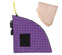 Soporte de filtro, soporte de filtro de café,Organizador único de filtro de café en de abanico - Bolsa de almacenamiento de papel reutilizable, cubierta de papel de filtro, bolso de monedas impermeabl