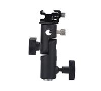 Soporte de Flash Ajustable, Soporte de Flash Multiusos Negro, para Instalar una Unidad de Flash Reflectante con Soporte de Paraguas
