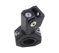 Soporte de foco para manillar de parachoques de motocicleta, montaje frontal de vehículo fabricado con aleación de aluminio con ajuste multieje