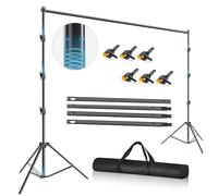 Soporte de fondo ajustable resistente para estudio fotográfico de 10 x 12 pies