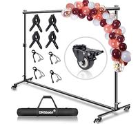 Soporte de Fondo con polea Universal, Soporte de Fondo Ajustable de Alta Resistencia, Sistema de Soporte de telón de Fondo para Fiestas de fotografía fotográfica