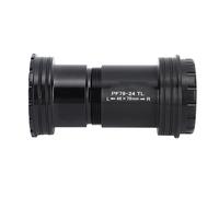 Soporte de fondo de bicicleta Squacket cuadrado Centro central Medio ID de 46 mm ID de 79 mm de ancho de 24 mm Compatible con bicicletas de carretera Aleación de aluminio de