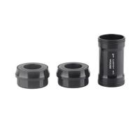 Soporte de fondo de cojinete de bicicleta de montaña, soporte inferior de 24 mm de 24 mm, presione el mortero BB de ajuste BB, enroscado en el muñón de fondo para cigüeñales de