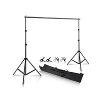 Soporte de Fondo Foto de Fondo Soporte Estudio Luz Trípode Fotografía Fondos de Pantalla Verde Cumpleaños ChromaKey Bolsas de Peso(Basic Kit 1,2000x2000)