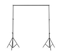 Soporte de fondo para fotos, 2 x 3 m, sistema de fondo ajustable con 3 pinzas de fondo, soporte de fondo ajustable, para estudio fotográfico, retrato, fotografía de producto, fotografía de estudio