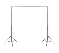 Soporte de fondo para fotos, 3 x 3 m, sistema de fondo ajustable con 6 pinzas de fondo para estudio fotográfico, retrato, fotografía de producto