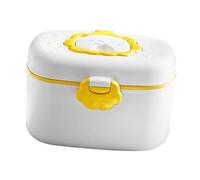Soporte de fórmula: dispensador de viajes, contenedor de bebés | Caja de almacenamiento portátil a prueba de fugas para leche en polvo, organizador de refrigerios para bebés, niños pequeños, alimentac