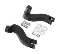 Soporte de foundpeg de tobillo de pasajeros negros compatibles con motocicletas compatibles con la gira Electra Street CVO Road King 1993 a 2023