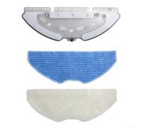 Soporte de fregona y almohadillas de microfibra para aspiradora robot X-PLORER Serie 75 S+, soporte de montaje estable con paños reutilizables, marco de soporte de plástico para piezas de limpieza
