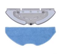 Soporte de fregona y almohadillas de microfibra para aspiradora robot X-PLORER Serie 75 S+, soporte de montaje estable con paños reutilizables, marco de soporte de plástico para piezas de limpieza