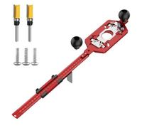 Soporte de fresado 3 en 1, sujetadores invisibles, soporte de ranurado, enrutador para herramienta de carpintería, hardware de base ranurada en la base, plantillas base ajustable, agujero de jugo