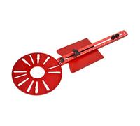 Soporte de fresado de fresado, dispositivo de fresado | Fresadora circular Jig Trimmer Fresadora Base - Guía de fresado multifuncional de aleación de aluminio para corte y grandes círculos