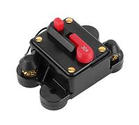 Soporte de fusible para de audio de automóvil con interruptor automático, protección reiniciable de 12 V a 24 V para amplificadores estéreo en automóviles, barcos, (Un(30A))