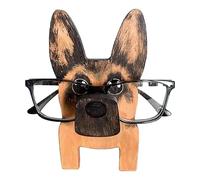 Soporte de Gafas de Madera - Exhibidor de Gaafas de Animales, Adorable Soporte de de Perro de Madera, de Escritorio Hecho a Mano Sol, Monturas de Gafas, Decoración