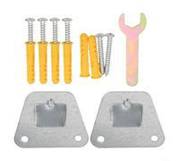 Soporte de gancho para campana extractora para campanas pequeñas y medianas, construcción de hierro para optimización del espacio de la cocina (1 par)