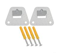 Soporte de gancho para placa colgante de campana extractora fabricado con hierro, diseñado para montar campanas pequeñas a medianas de forma segura mientras maximiza el espacio de la cocina (1 par)