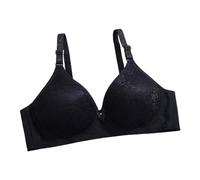 Soporte de garganta de encaje para mujer puro deseo verano ligero pecho generoso aparente más pequeño soporte lateral transpirable sexy cómodo y seductor para trajes de verano y decoración, Le Noir
