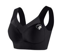 Soporte de garganta sin marco de encaje Bralette para mujer, color liso, sujetador push up deportivo, yoga sin costuras sujetadores para mujer clásica, transpirable, anti flacidez completa, sin