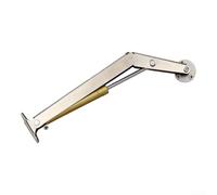 Soporte de gas de acero inoxidable para tapa de gabinete, soporte de bisagra de cierre lento con ángulo ajustable 0-180°, elevación hidráulica 150N/200N para amortiguador de caja resistente y elevador